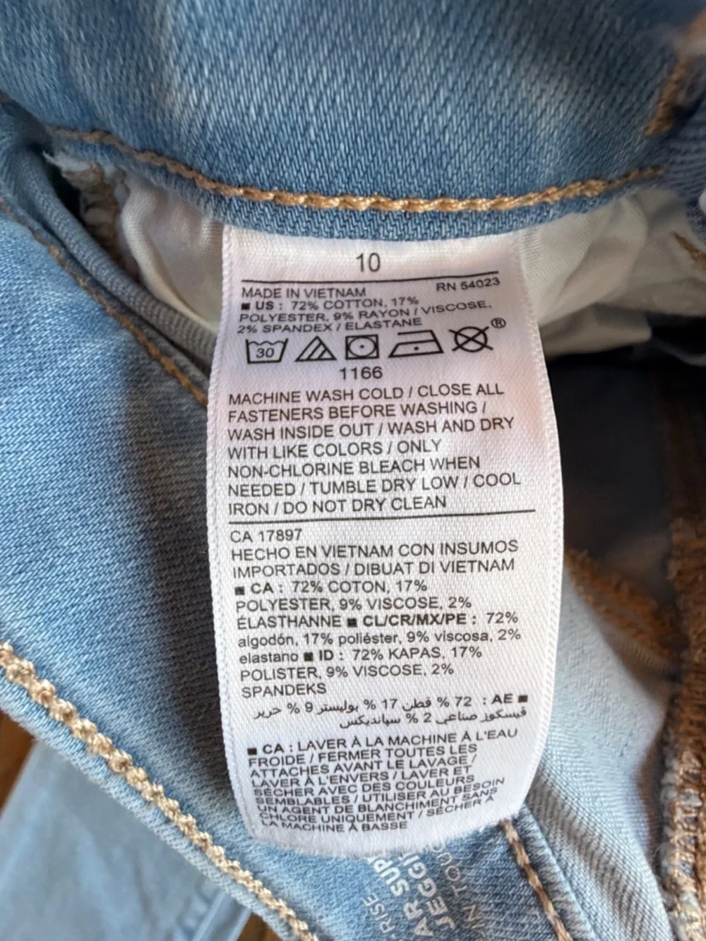 Old Navy Girls Jeans Lot Size 10 Slouchy Straight & Skinny